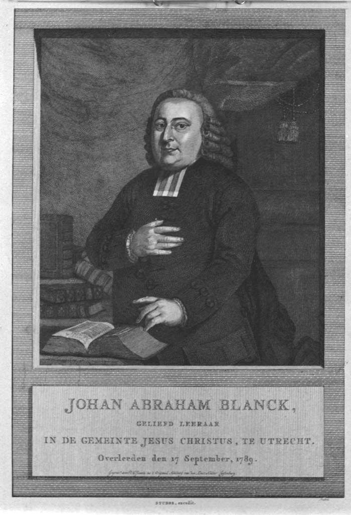 Portret van Johan Abraham Blanck (1735-1789)