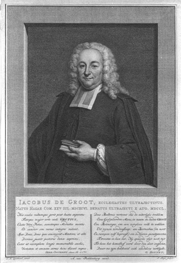 Portret van Jacobus de Groot (1696-1750)