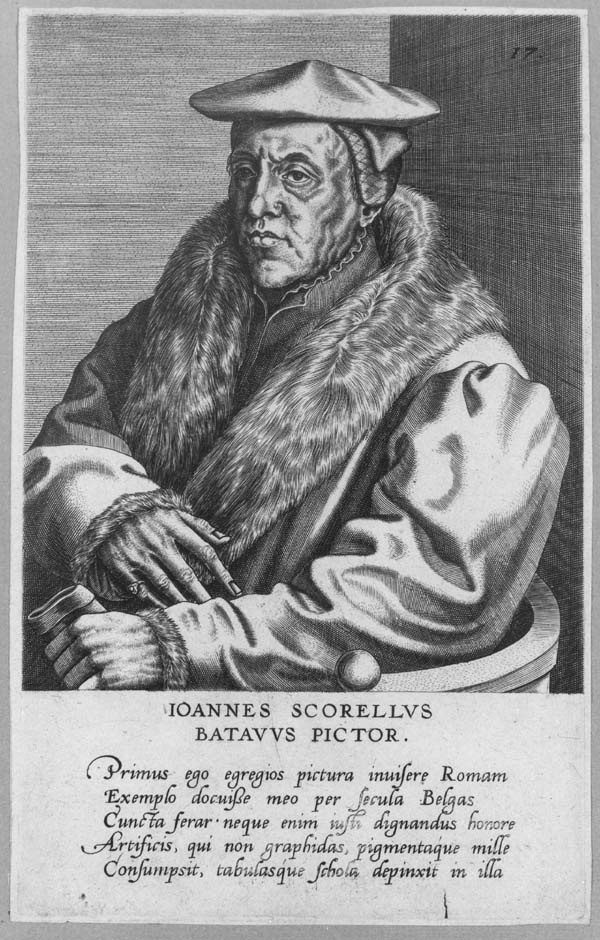 Portret van Jan van Scorel (1495-1562)