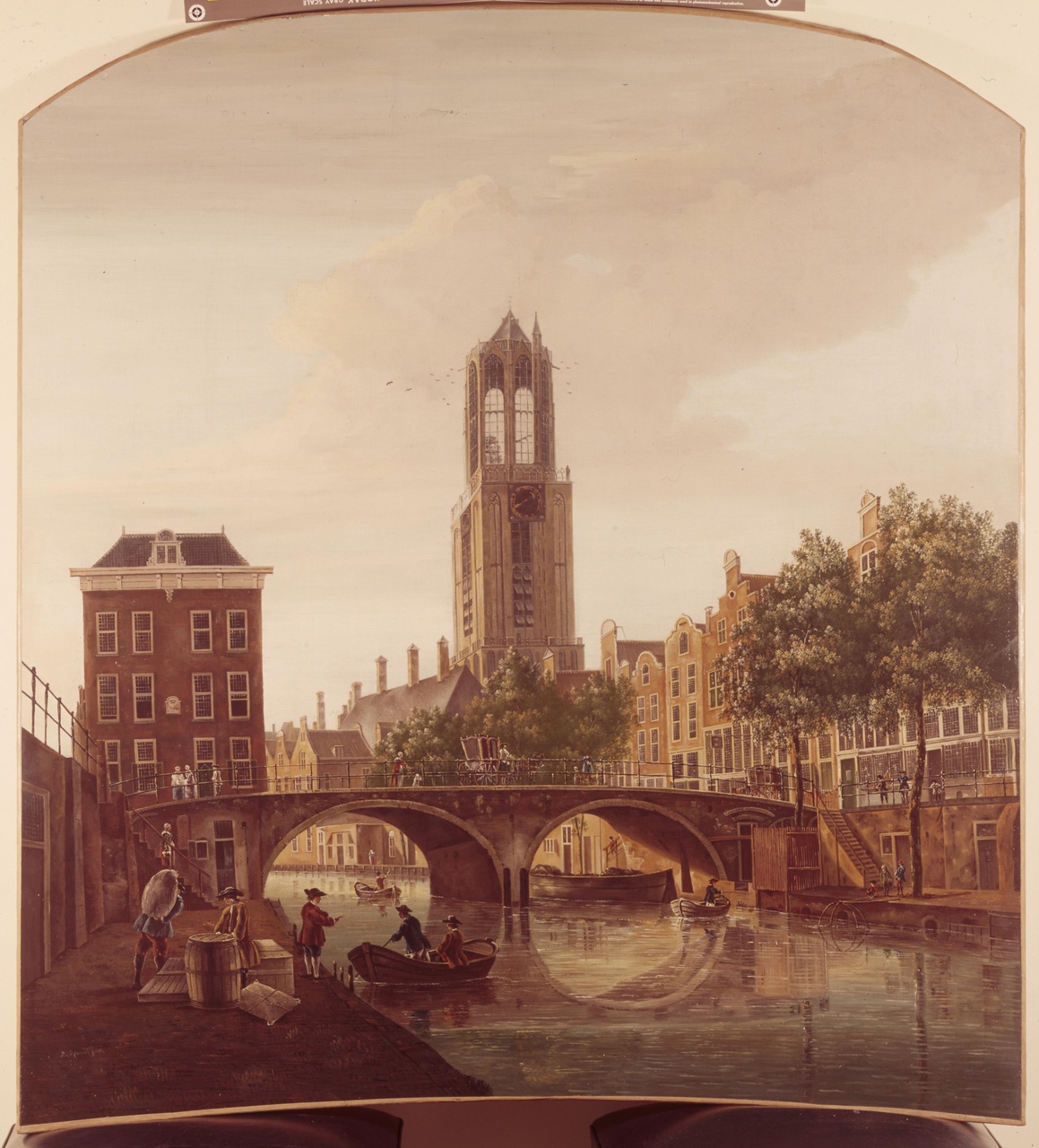 De Gaardbrug te Utrecht vanuit het zuiden (deurstuk)