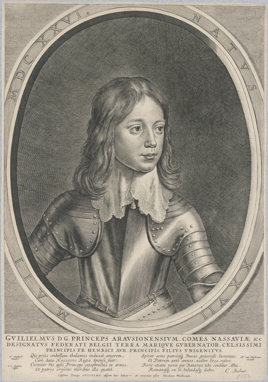 Portret van Willem II van Oranje-Nassau (1626-1650)
