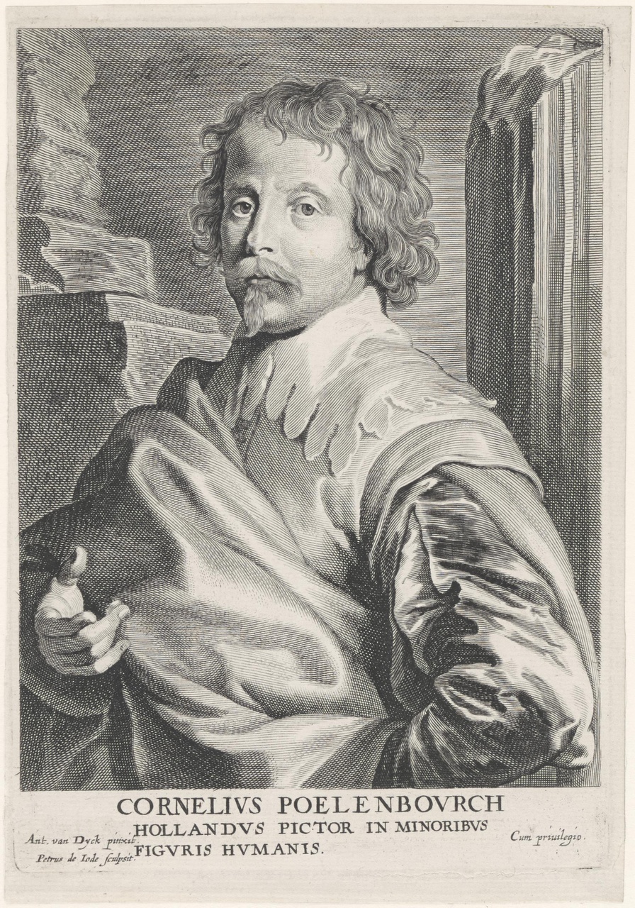 Portret van Cornelis van Poelenburch (ca.1593-1667)