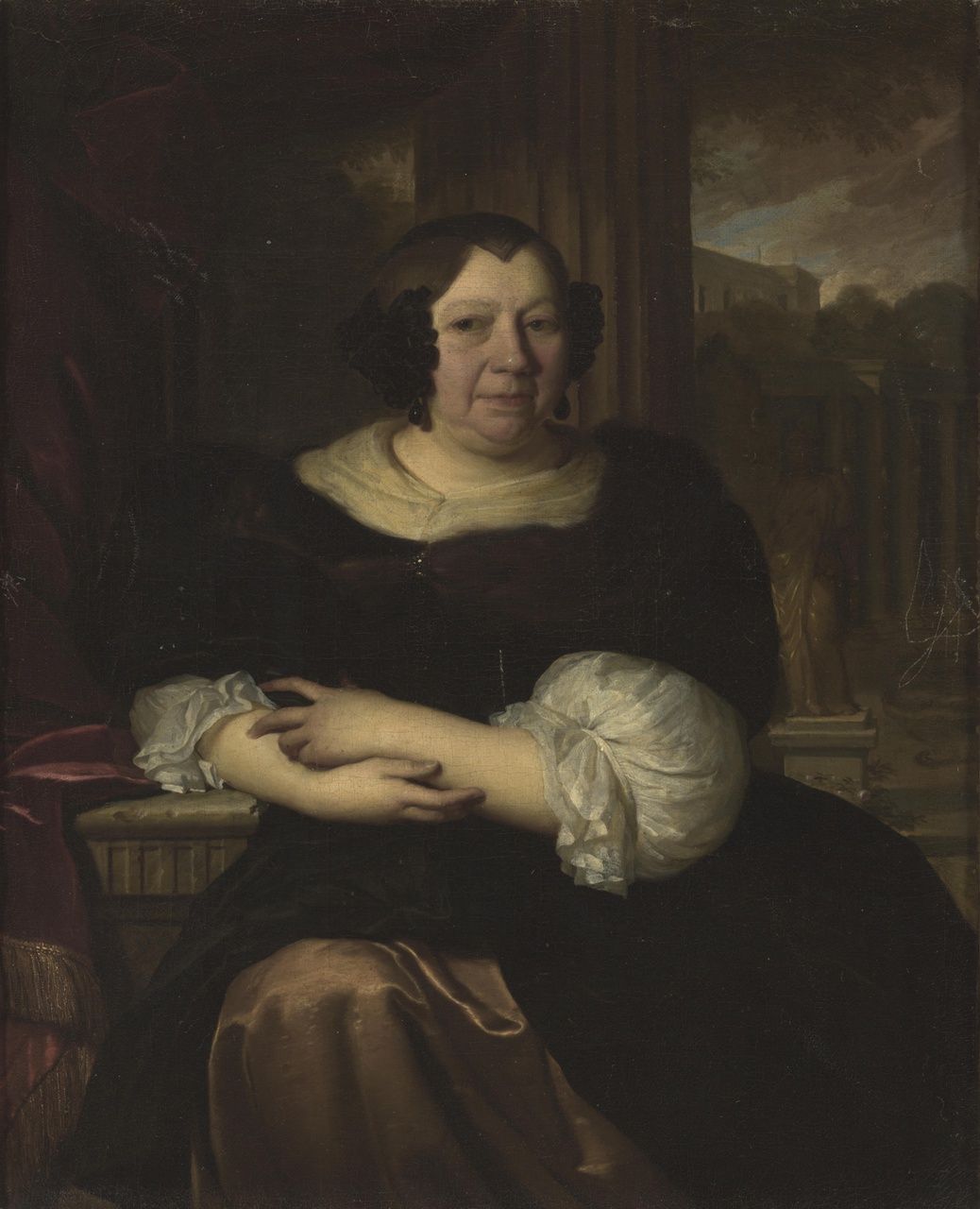 Portret van Susanna Calendrini (1626-1696), echtgenote van Johannes Cunaeus