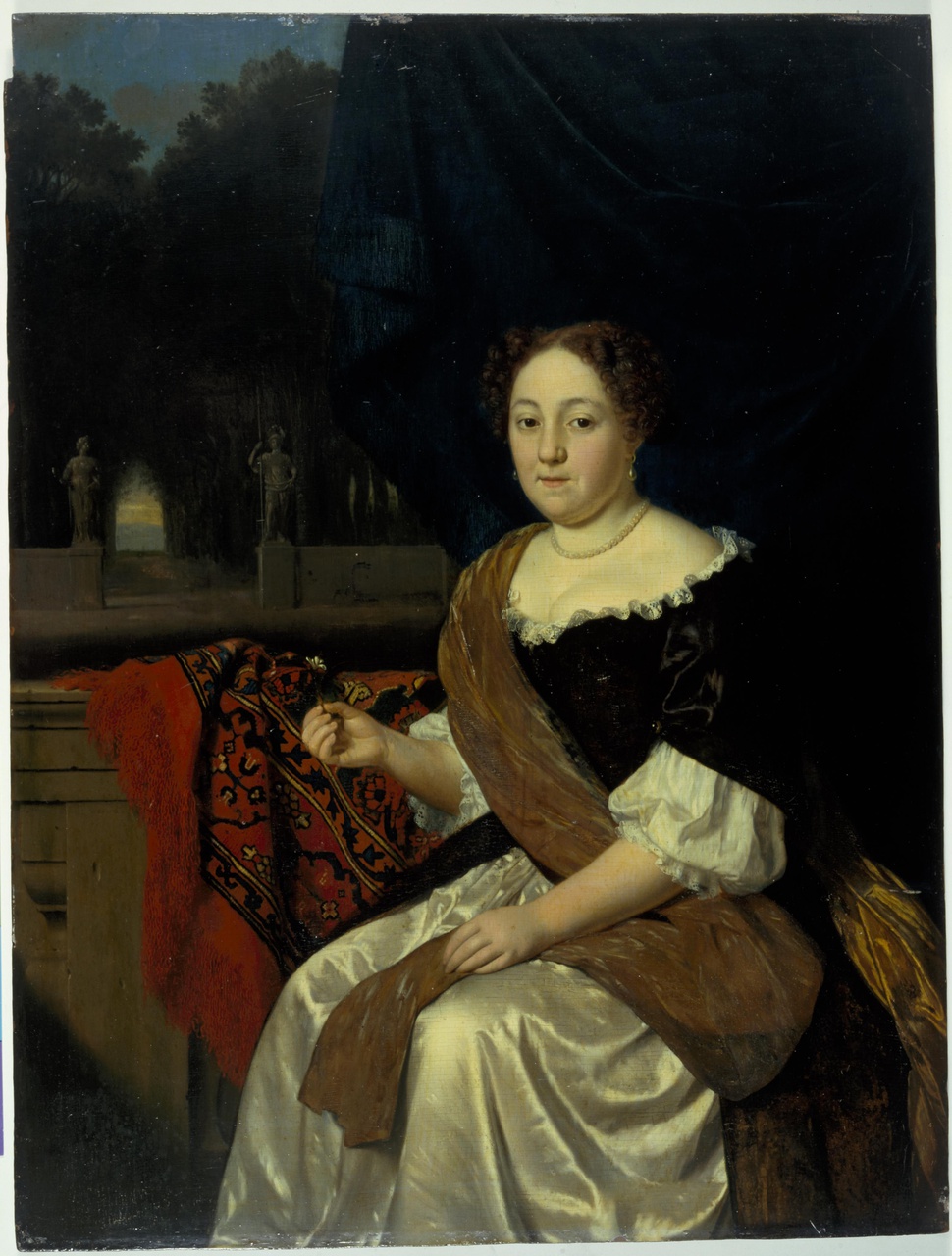 Portret van Sara van Peene(n) (?-1695), echtgenote van Jacob Adriaan Cunaeus