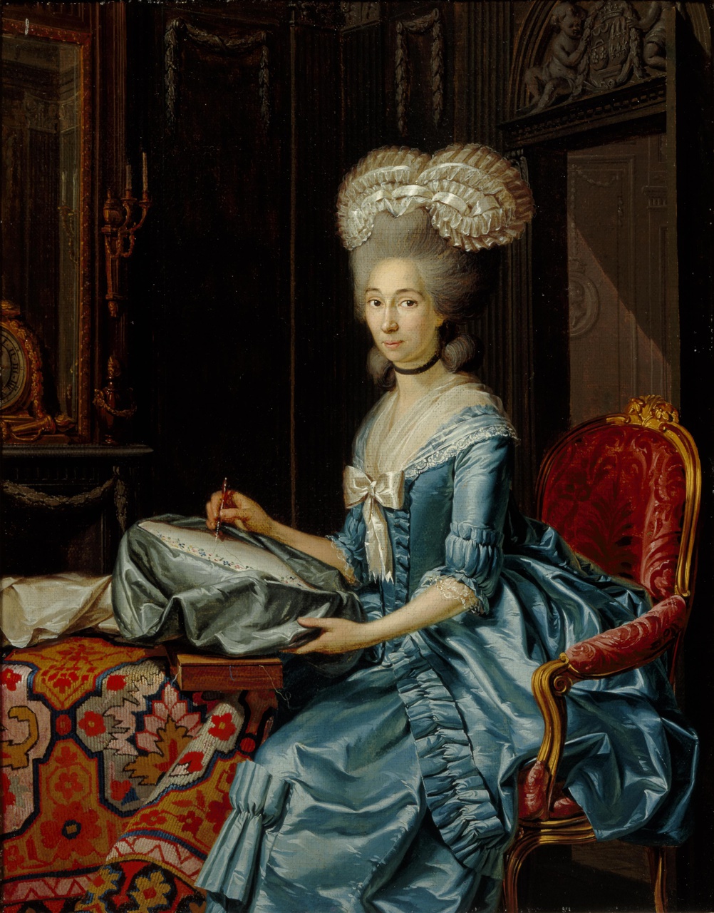 Portret van Arnolda Wilhelmina Brantsen (1751-1807), echtgenote van Joan Andreas Cunaeus