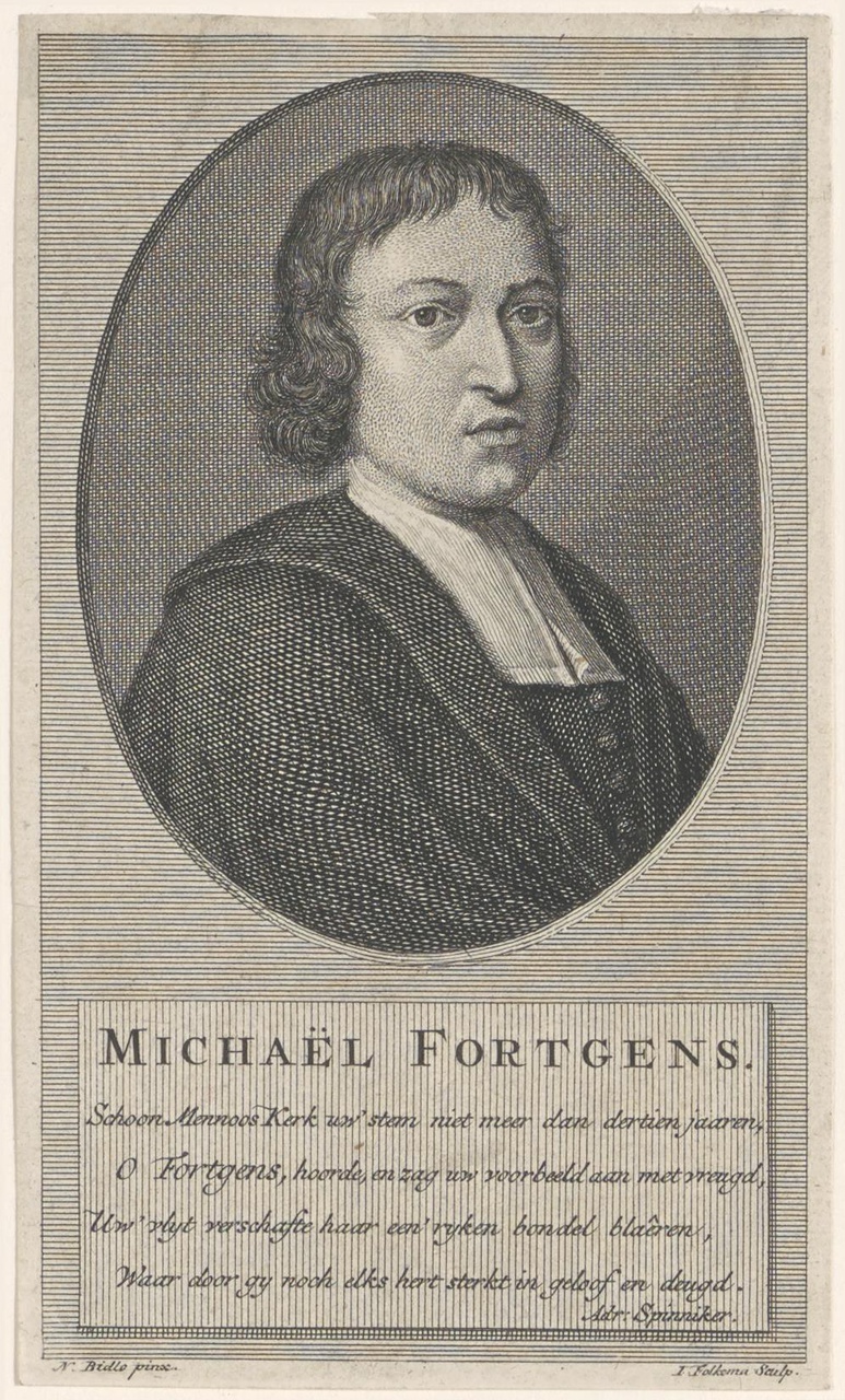 Portret van Michaël Fortgens (1663-1695)