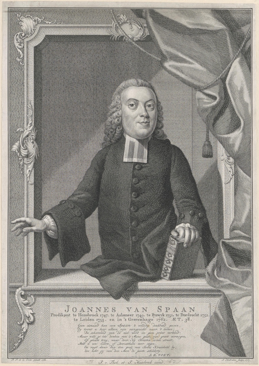 Portret van Joannes van Spaan (1725-1789)