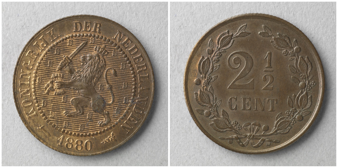 2½ cent, Koninkrijk der Nederlanden