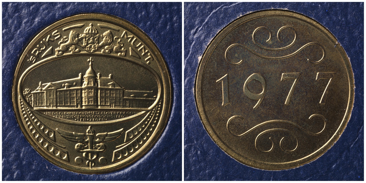 Penning in muntset 1977 van 's Rijks Munt