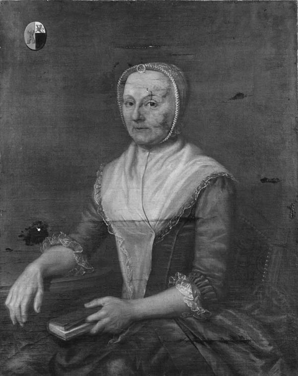 Portret van Isabella Cornelia van der Burgh (1722-1791), echtgenote van Jacobus Hinlopen