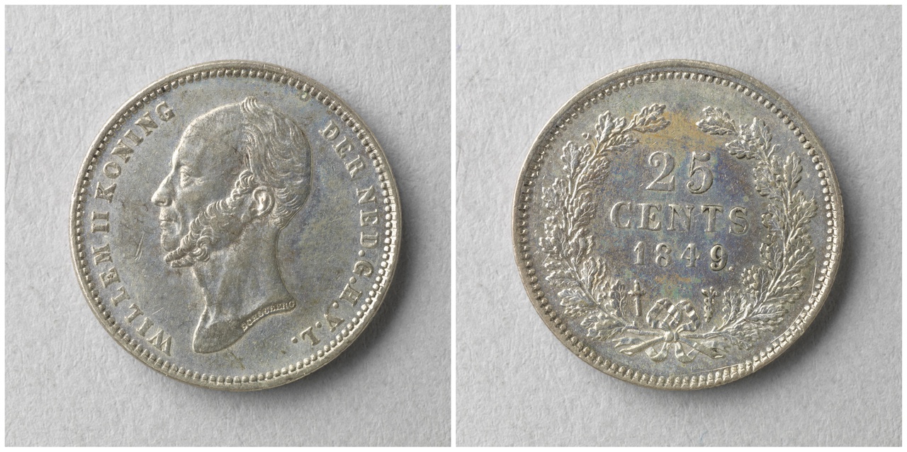 25 cent, Koninkrijk der Nederlanden