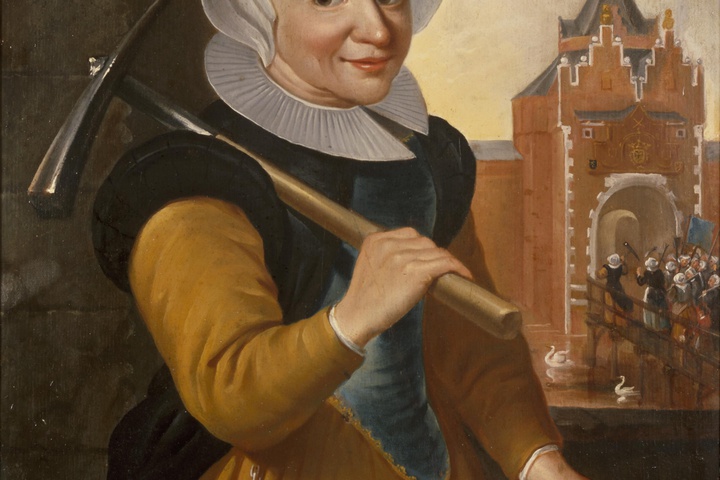Portret van Trijn van Leemput (?-1606/1607)