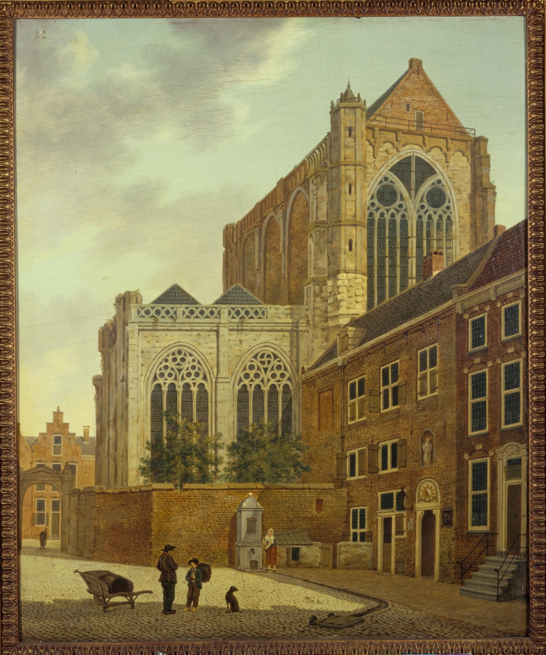 Het Munsterkerkhof met omgeving in Utrecht