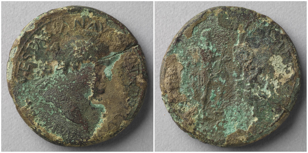 Sestertius, Romeinse keizerlijke munt, Vespasianus (69-79)
