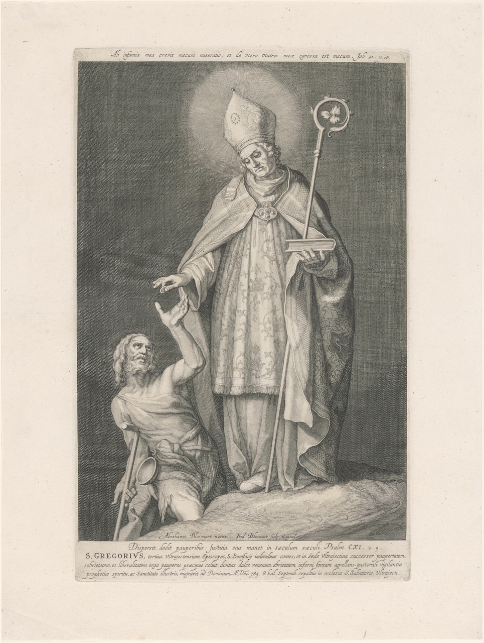 Heilige Gregorius; de aartsbisschoppen en bisschoppen van Utrecht