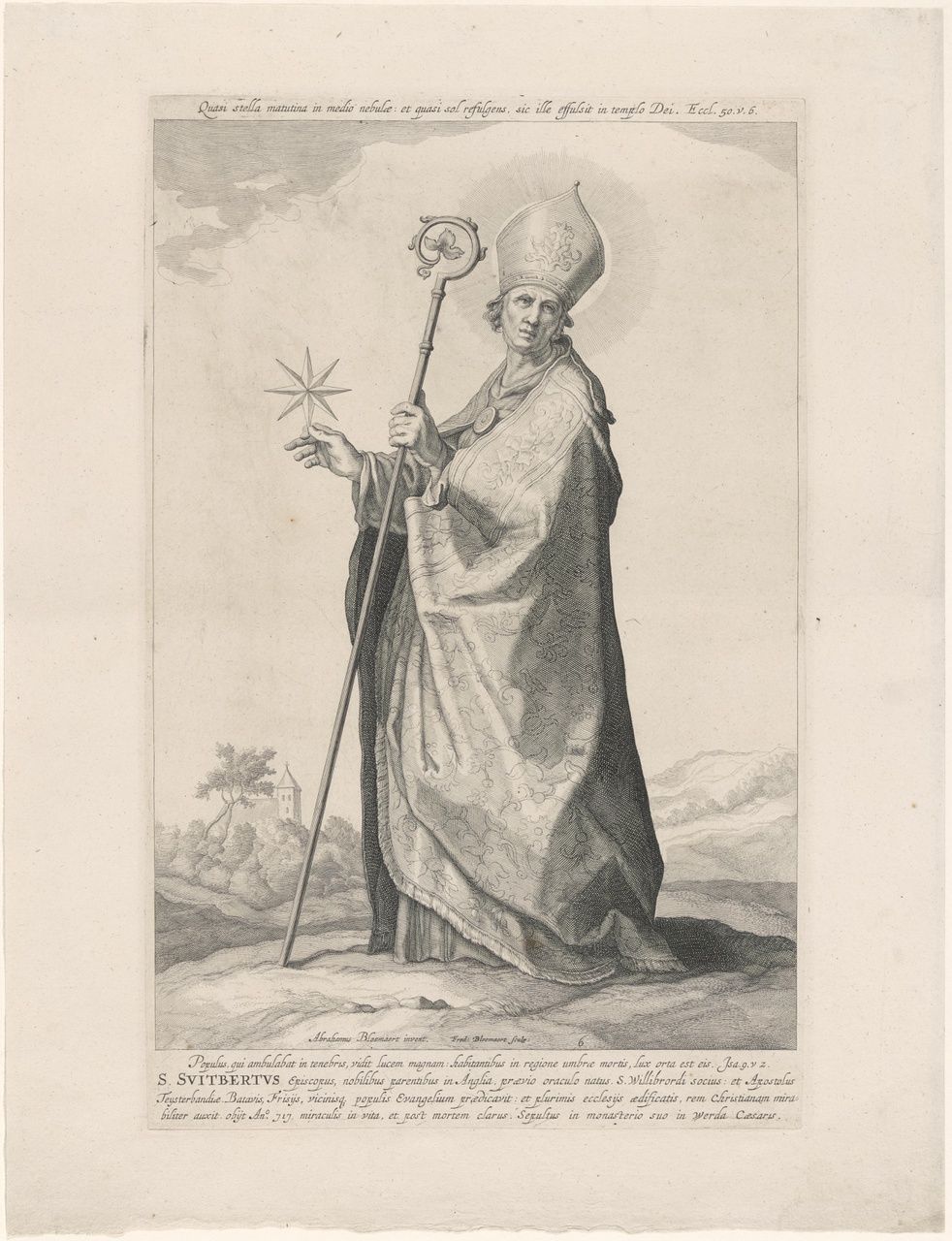 Heilige Suitbertus; de aartsbisschoppen en bisschoppen van Utrecht