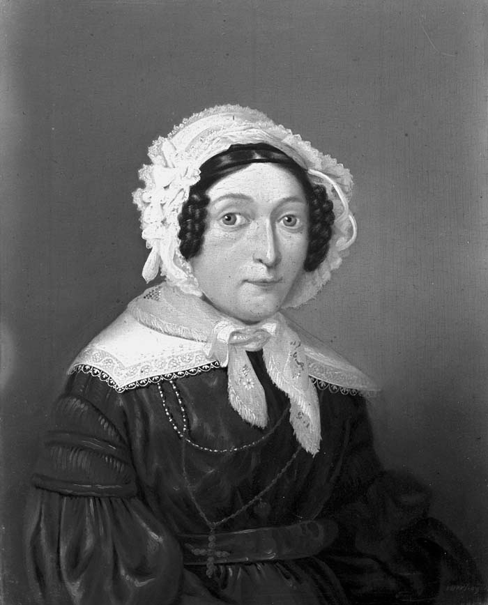 Portret van Gertrudis Margaretha de Klijn (1803-1873), echtgenote van Joannes Rijnbout