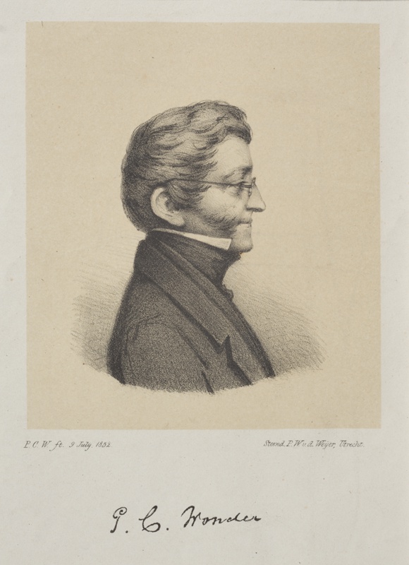 Portret van Pieter Christoffel Wonder (1780-1852)