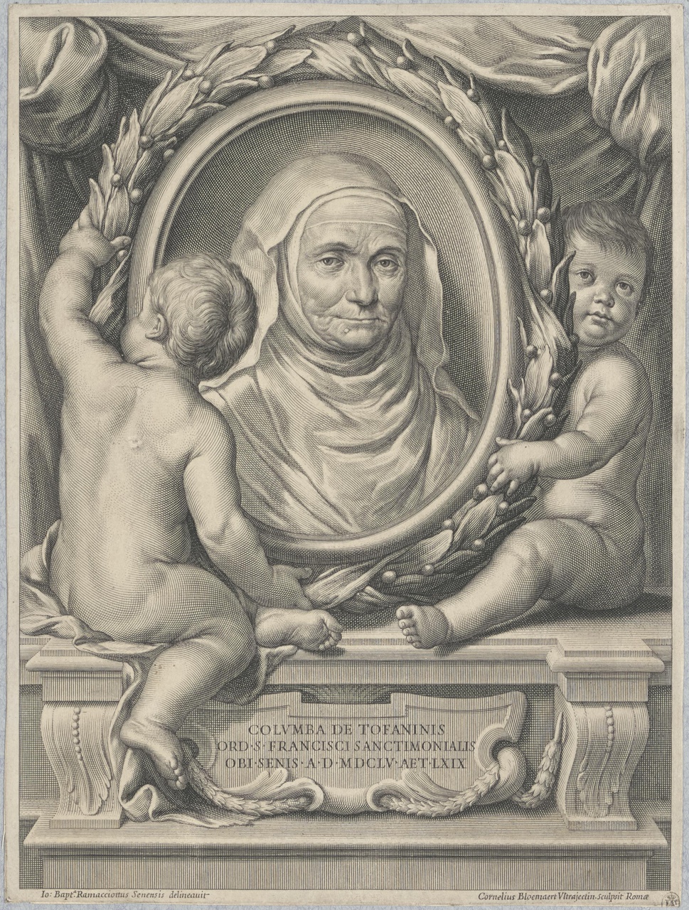 Portret van Colomba Tofanini (ca.1576-1655)