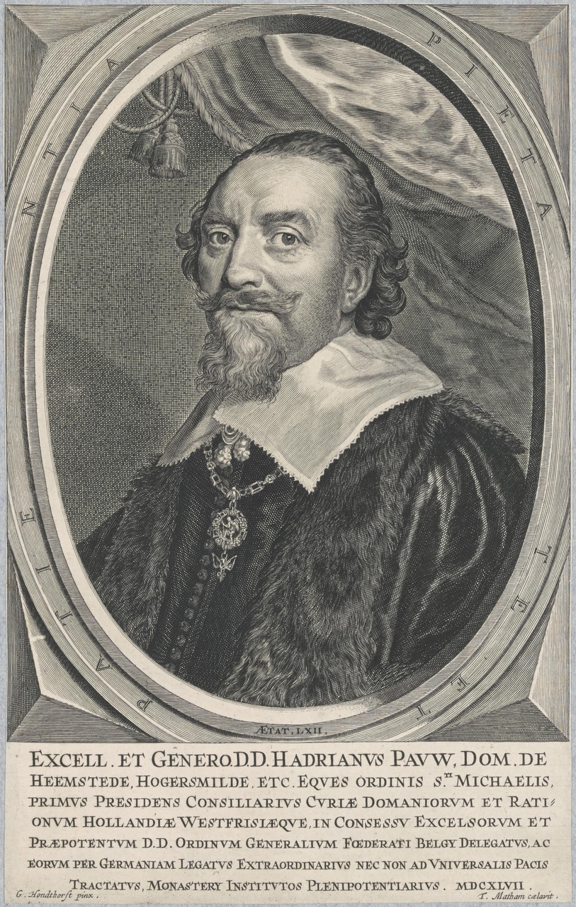 Portret van Adriaan Pauw (1585-1653)
