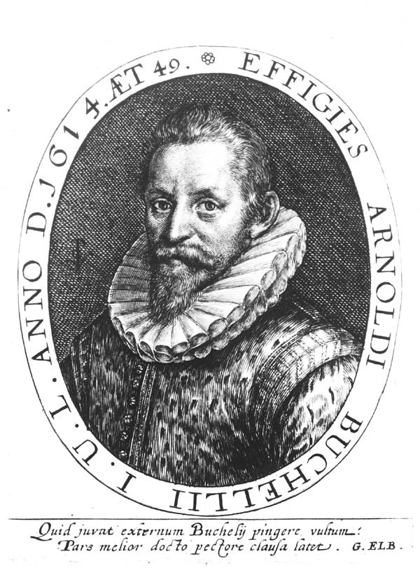Portret van Aernout van Buchell (1565-1641)