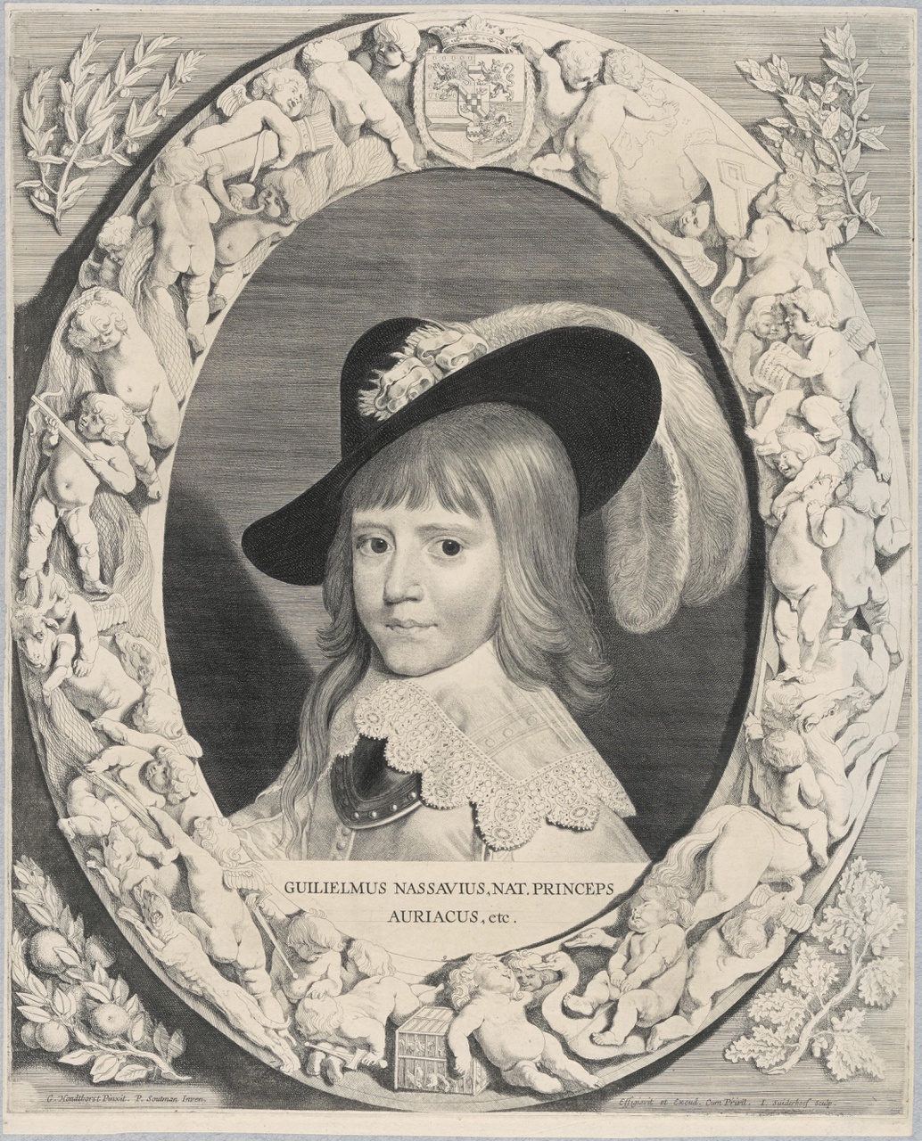 Portret van Willem II, als kind (1626-1650)