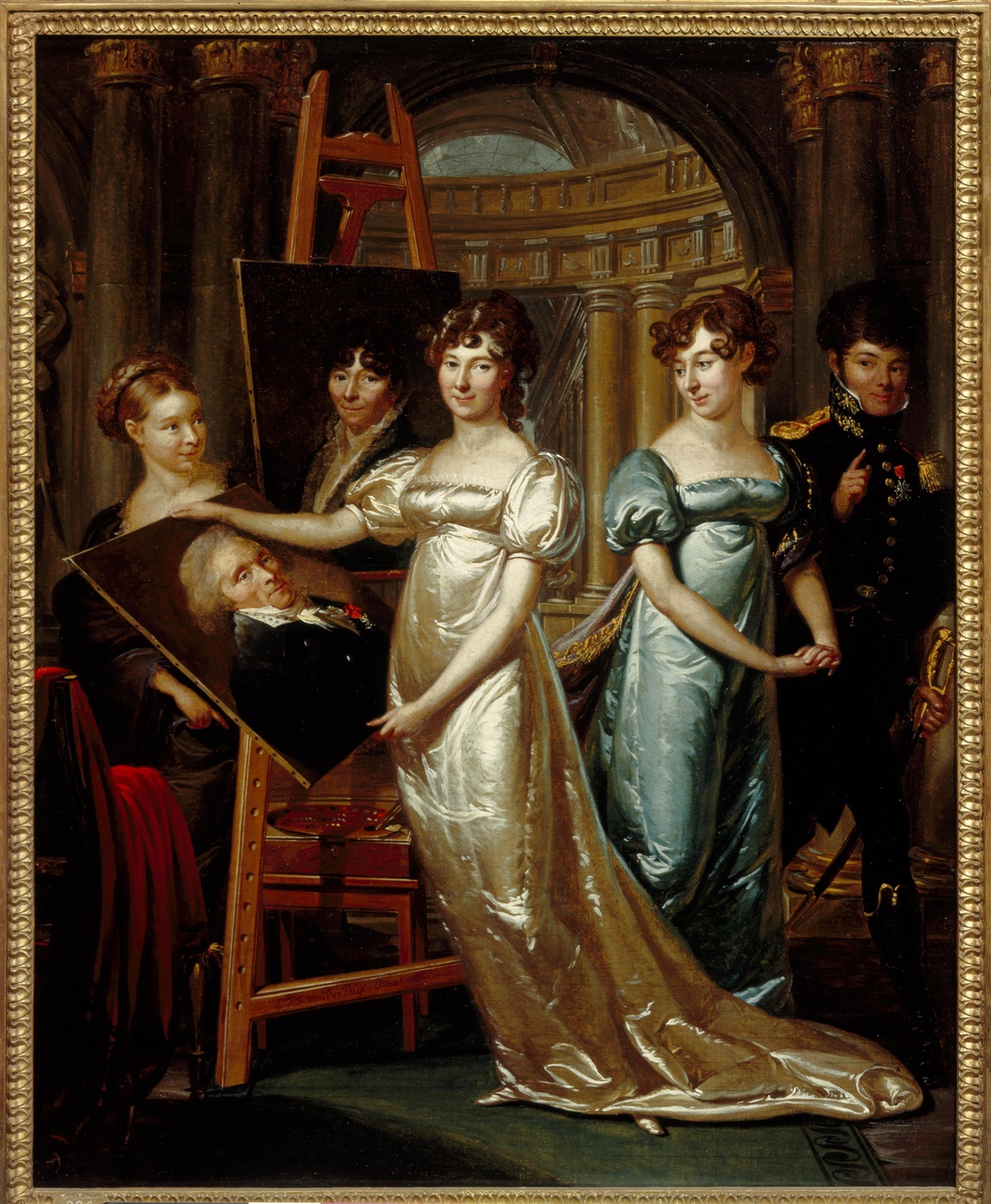 Portret van familie De Gauville