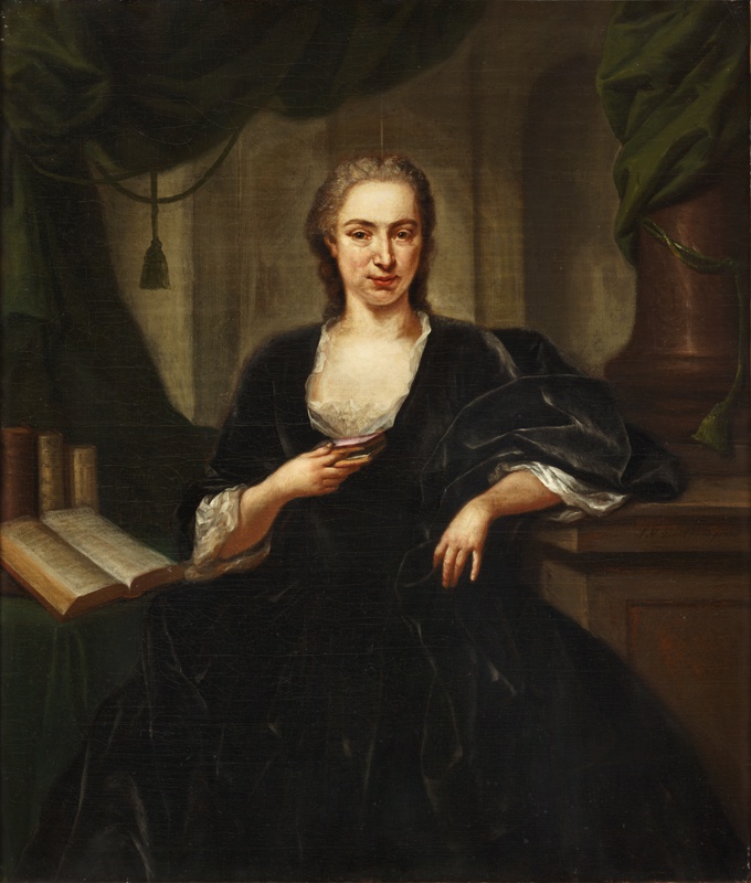 Portret van Jacoba Constantia Godin (1715-1757), echtgenote van Jacob Carel Martens