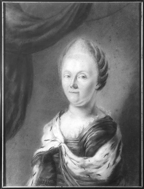 Portret van Henriette Visscher (1715-1793)