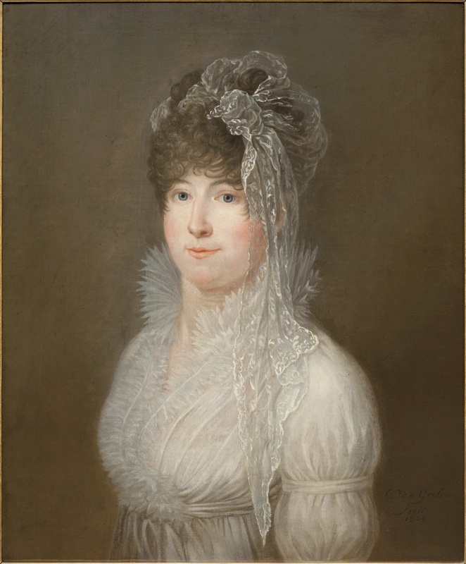 Portret van Cornelia Johanna van Nellesteyn (1782-1842), echtgenote van Johan Steengracht van Oostkapelle