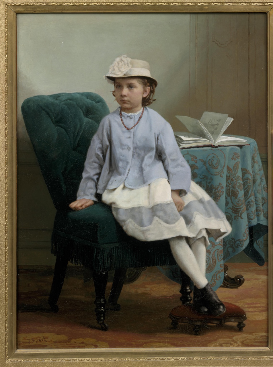 Portret van Joanna Frederike Olga Eugenie van Weede (1859-1867)