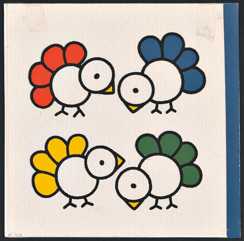 vogel piet [vogels met rode, blauwe, gele en groen veren op de omslag]
