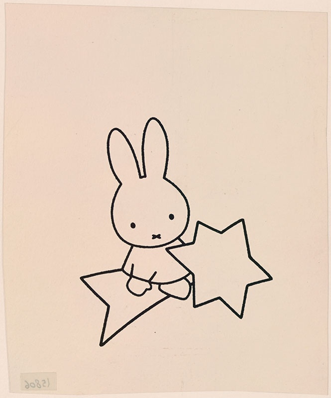 nijntjes droom [een bruin konijn zit op de staart van een ster op p. 20]