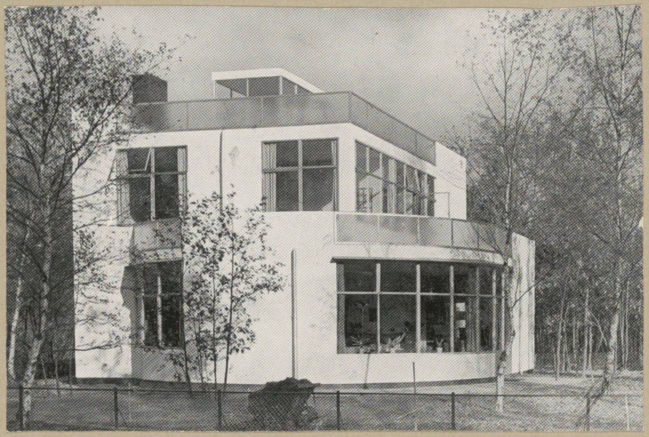 Afbeelding van woning Mees in de bocht, ca.1936, rechts afgesneden