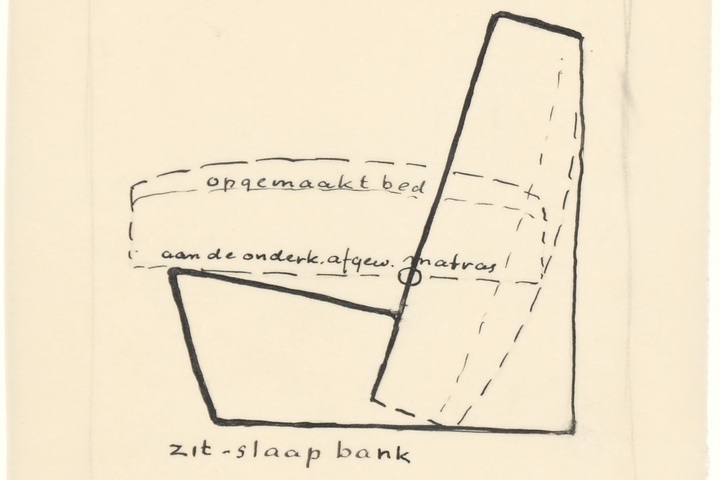 Zitslaapbank (bedbank)