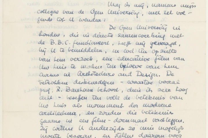 Brief van H.L.C. Jaffé aan T. Schröder