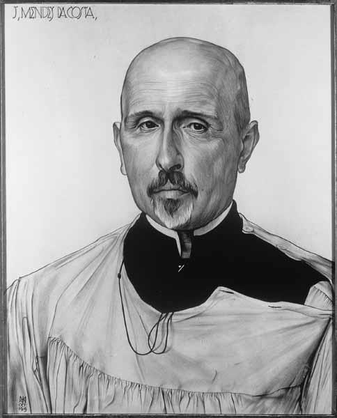 Portret van dr. Joseph Mendes da Costa (1863-1939)