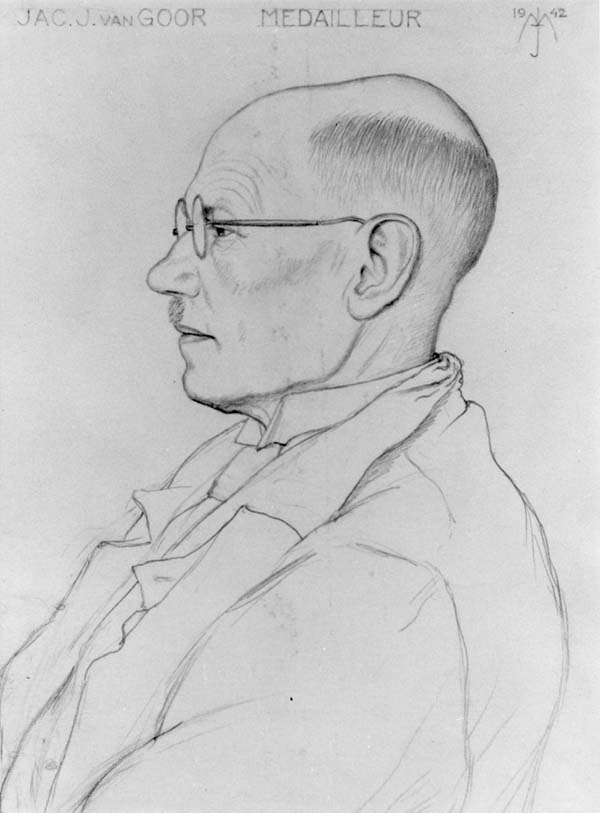 Portret van Jacob Jan van Goor (1874-1956)