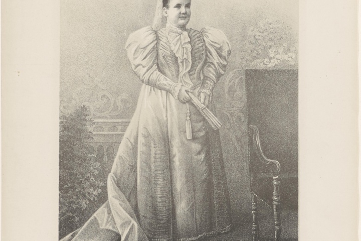 Portret van koningin Emma (1858-1934)