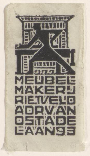 Vignet meubelmakerij Rietveld