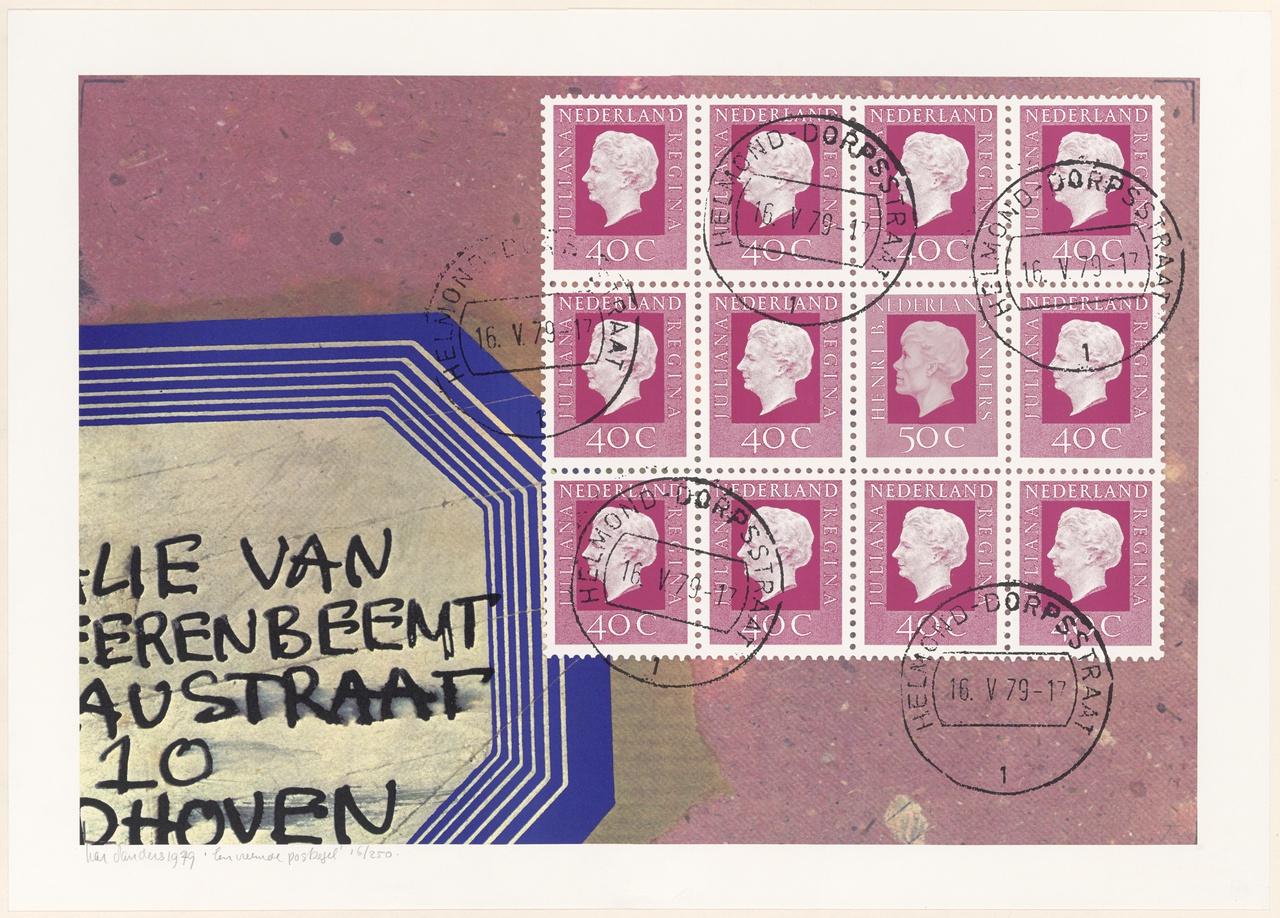 Een vreemde postzegel