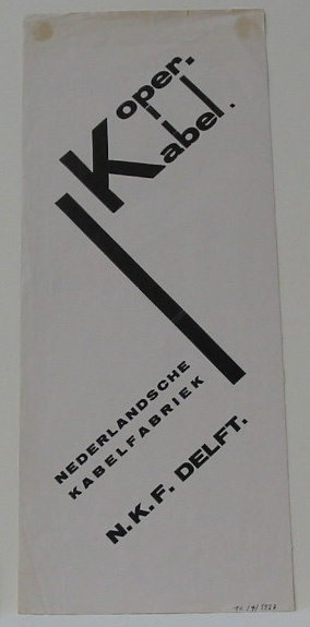 Advertentie van de Nederlandse Kabelfabriek (NKF), Delft