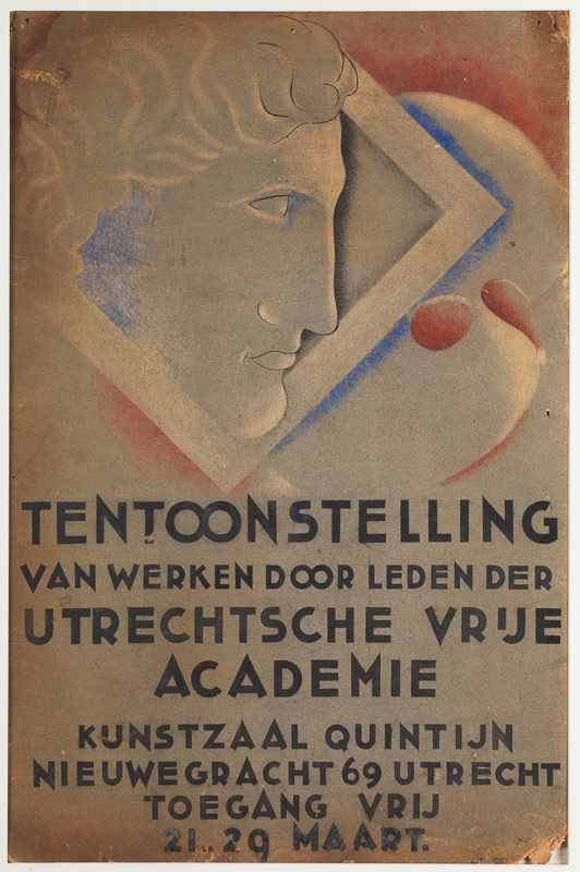 Affiche ontwerp Utrechtse Vrije Academie