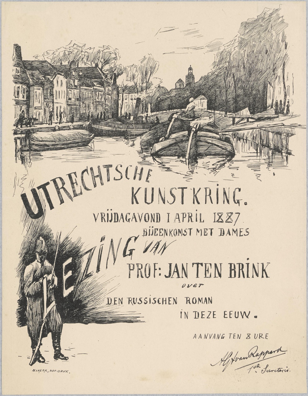 Convocatie van de Utrechtsche Kunstkring