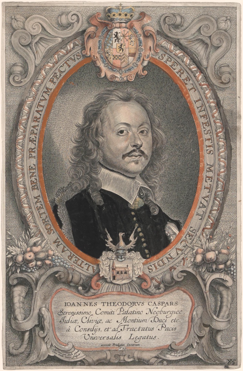 Portret van Joannes Theodorus Caspars (?-1679)