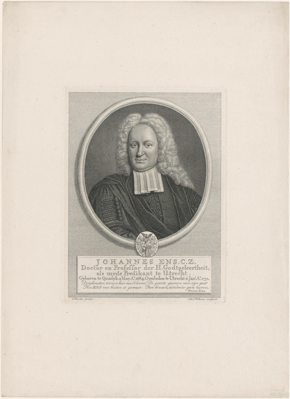 Portret van Johannes Ens (1682-1732)