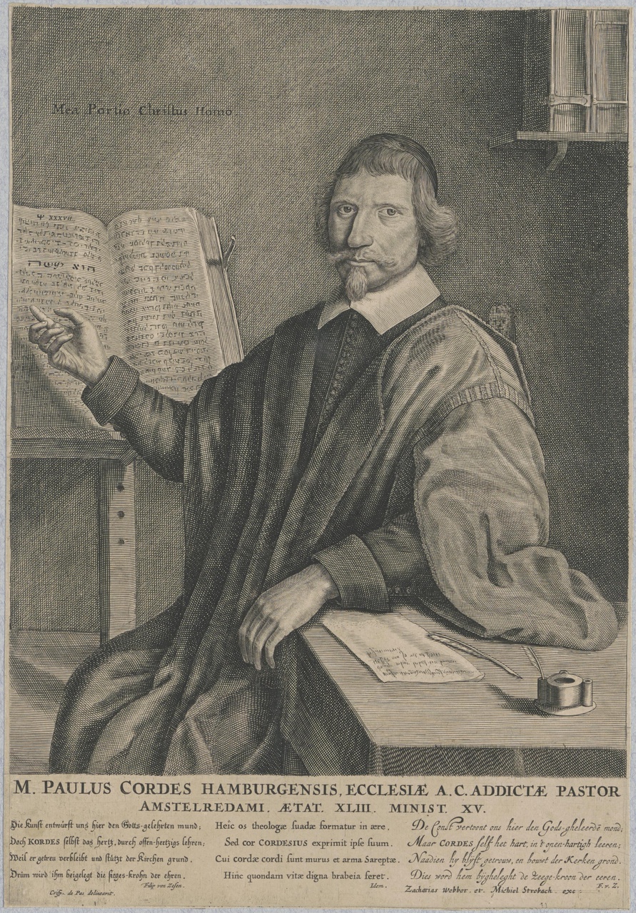 Portret van Paulus Cordes (1613-1674)