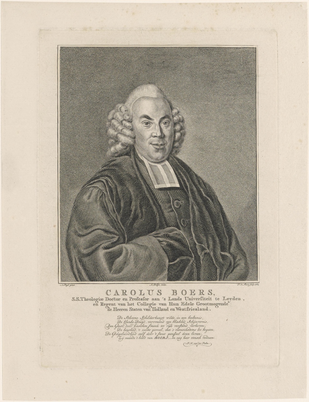 Portret van Carolus Boers (1746-1814)