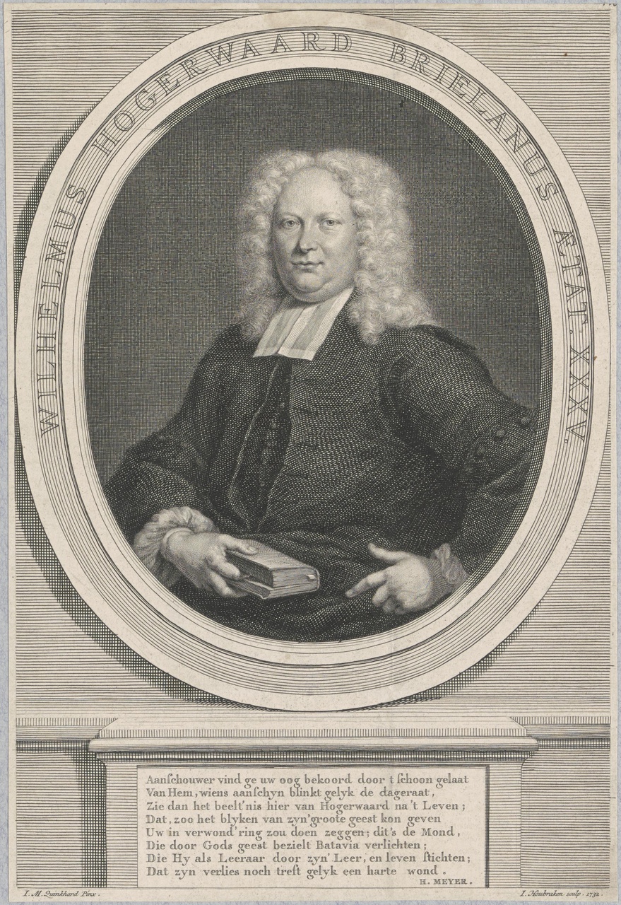 Portret van Wilhelmus Hogerwaard (1694-1754)
