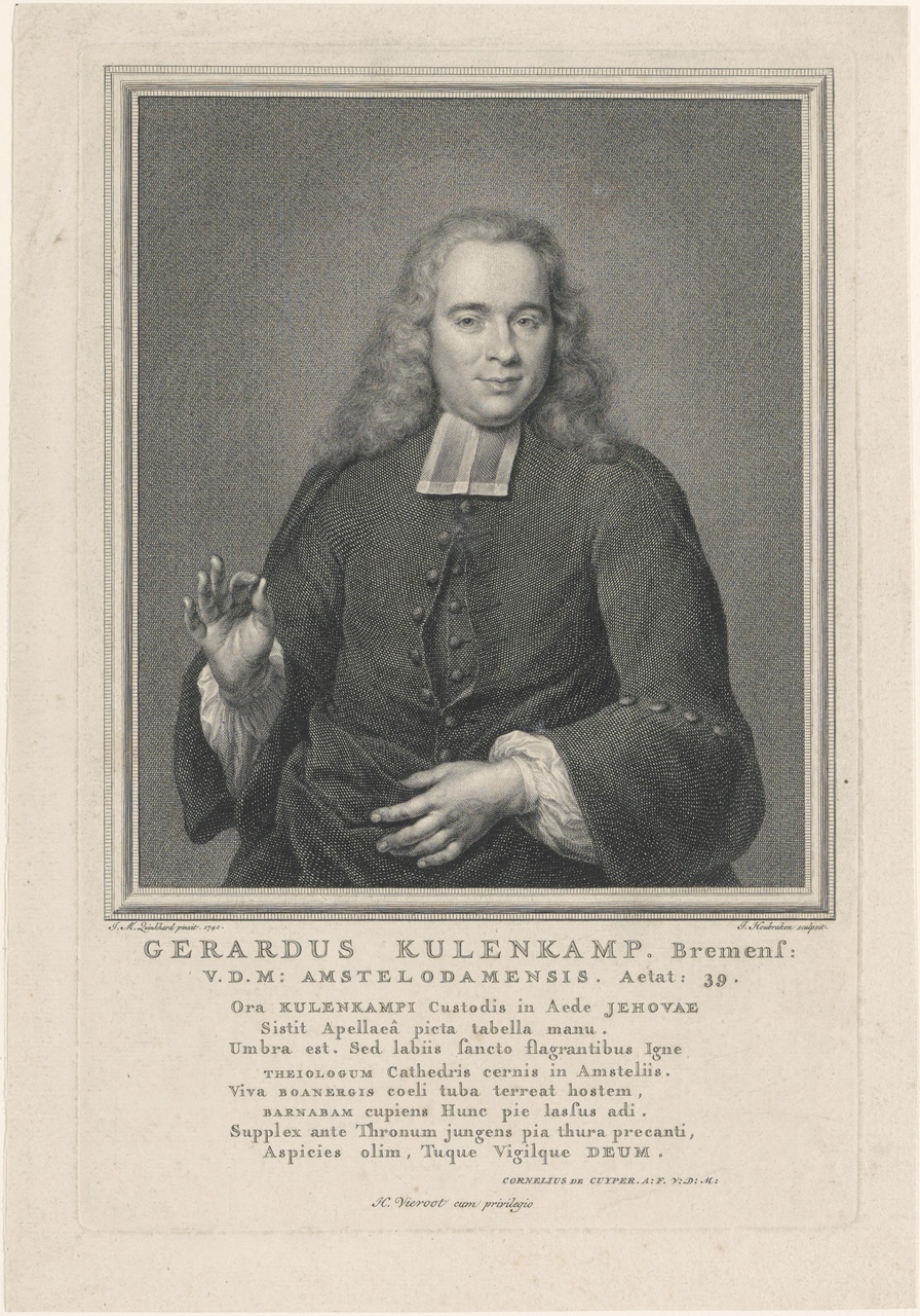 Portret van Gerardus Kulenkamp (1700-1775?)